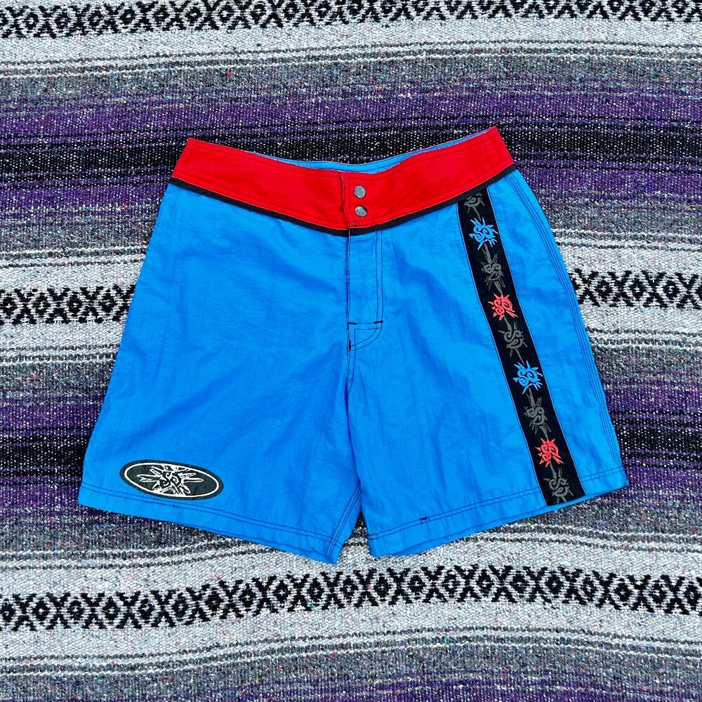 Vintage 90s Surf Odyssey Swim Trunk Shorts